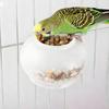 Hook-On Birds Feeder Drinker Pigeon Parrot Cage Hanging Food Feeding Bowl Clamp-on Cage-Mounted Dove Food Dish/Cup Waterer