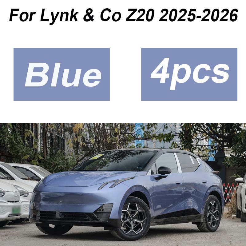 For Lynk & Co Z20 Accessories 2025 2026 4PCS Painted Front Mudguards Splash Guards Rear Muds Fender Flare Wheels Car Accessories
