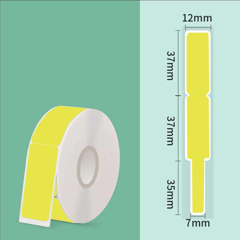 

Waterproof Scratch-Resistant Cable Thermal Label Stickers For Portable Printer Phomemo D30 Marklife P15 Self-Adhesive Paper жовтий