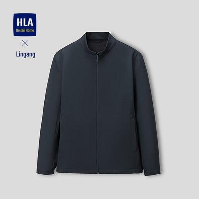 Men's Light Business Stand Collar Zipper Jacket