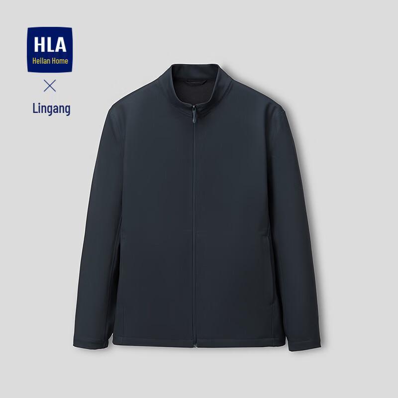 Men s Light Business Stand Collar Zipper Jacket S