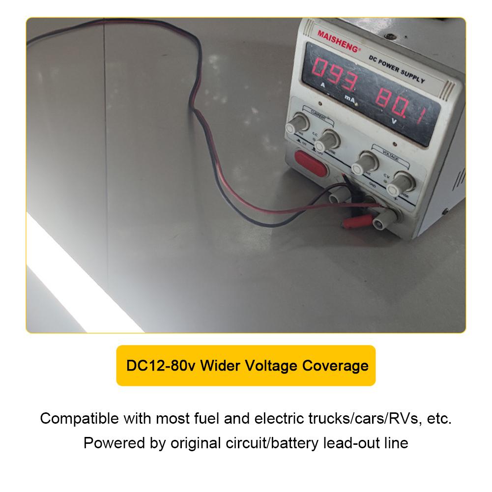 168LED 12V-80V Car Interior Light Auto Accessories Reading Lamp Strip Bar For BMW VW Tesla Caravans Trunk Caravan Camping RV