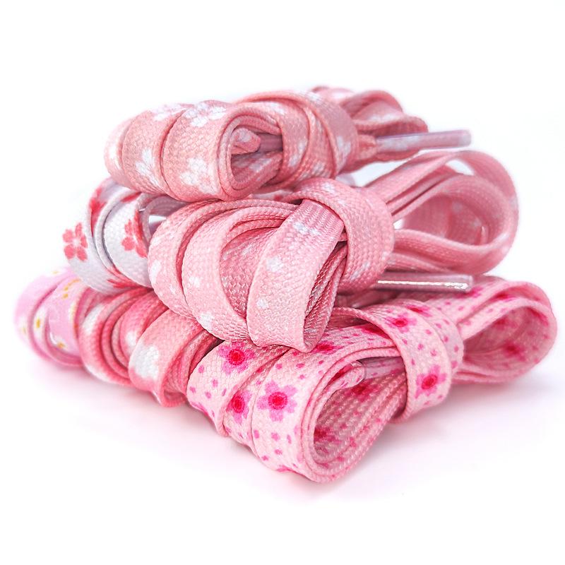 Unisex Schnürsenkel: Rosa, Rosenrot, Hellrosa, Gänseblümchenrosa - Passt für Sonic 9/10, Air Force 1 & AJ1