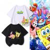 Potdemiel SpongeBob SquarePants Childrens Pure Cotton TShirt New Summer Style Comfortable and Breathable Childrens TShirt