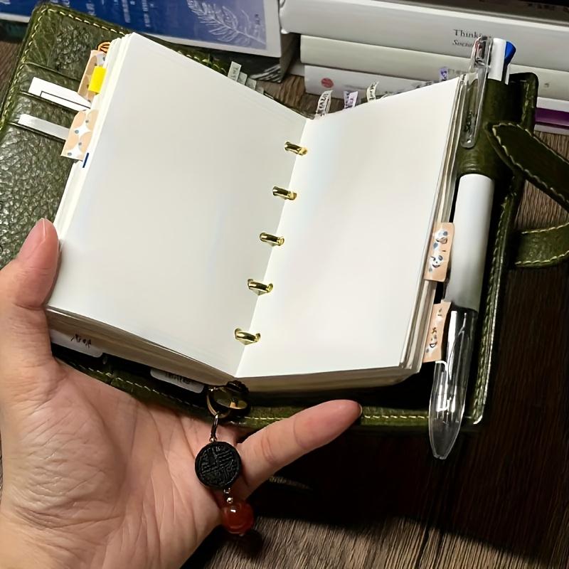 1pc Portable Olive Green M5 Notepad Durable & Thickened with Spiral Binding Small Notepad, Schedule & Notebook for Daily Organization