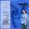 32s Fine Cotton Sweatshirt Fabric - 320g All-Cotton Double Yarn Modal Set: Knitted Sweatshirt and Sweatpants