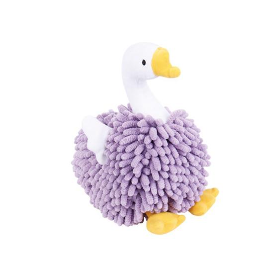 Asciugamano per le Mani Peluche Chenille Microfibra Morbido Assorbente Asciugamano Carino Oca Riccio Granchio Asciugamano per Cucina Bagno