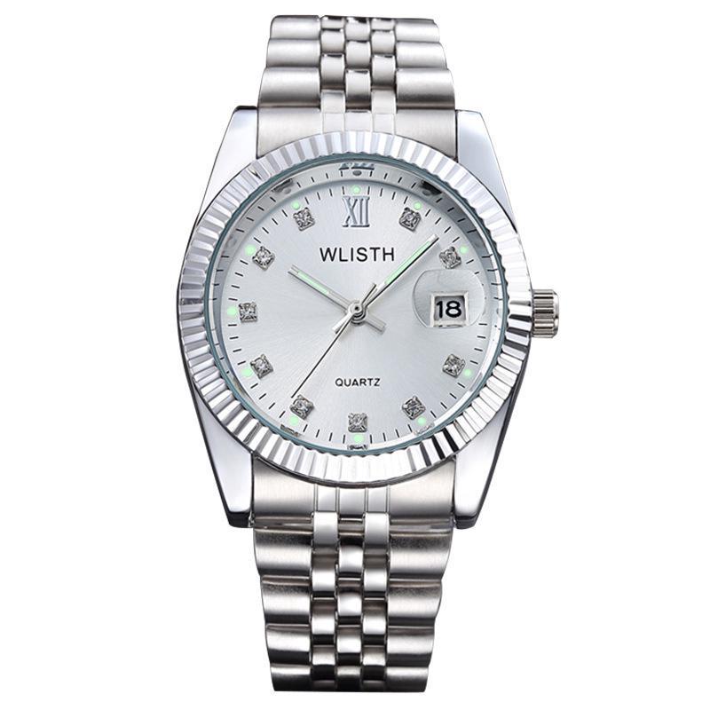 Wolis Waterproof Quartz Couple Watches - Elegant Men's and Ladies' Wristwatches