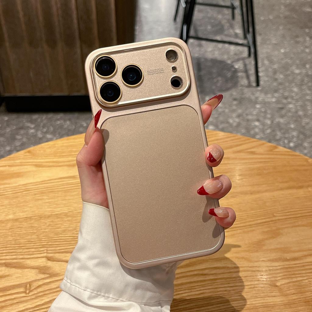 AG Frosted Solid Color Window Case for iPhone 17 Pro Max/16