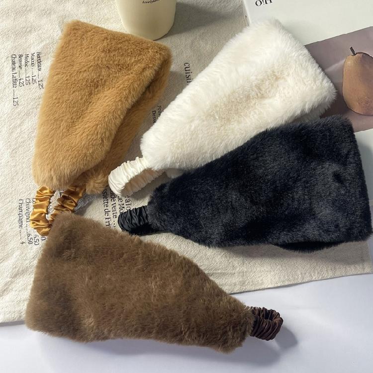 Warm Fleece Headbands Elastic Winter Hair Band Wide Stretch Design Soft Ear Protections For Women Men Outdoor Sports