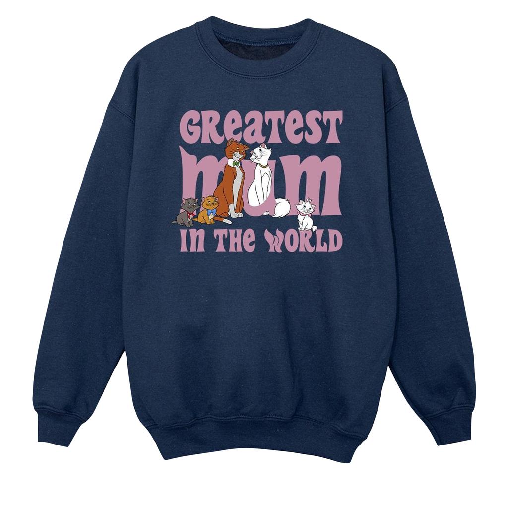 Disney Boys The Aristocats Greatest Mum Sweatshirt