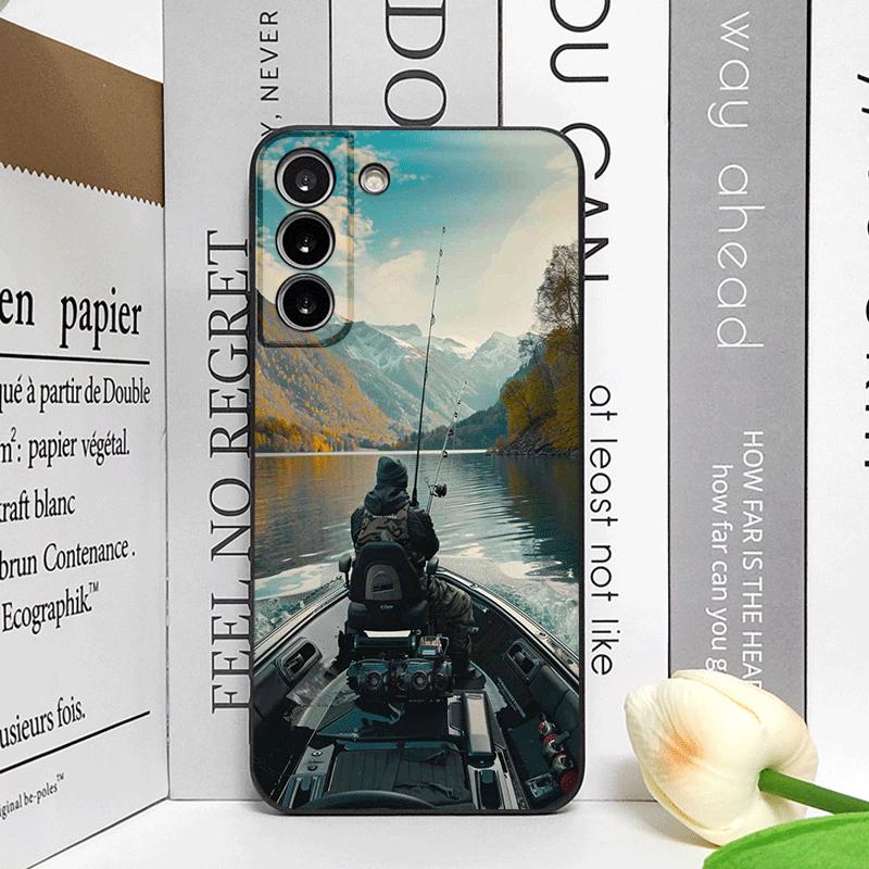 

Fishing Rod at Sunset Scenery Pattern Phone Case for Honor Huawei 200 Lite 100 400 PRO 80 90 X9 Magic 7 6 Lite 5 Pro Soft Cover Honor 200