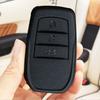 TPU Car Remote Car Key Cover Holder For Toyota Hilux 2024 CHR Revo Yaris RAV4 Auris Innova 2/3 Buttons Remote Keychain