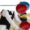 3pcs/2pcs Air Fryer Silicone Pot Reusable Non-stick High Temperature Resistant Air Fryer Liner