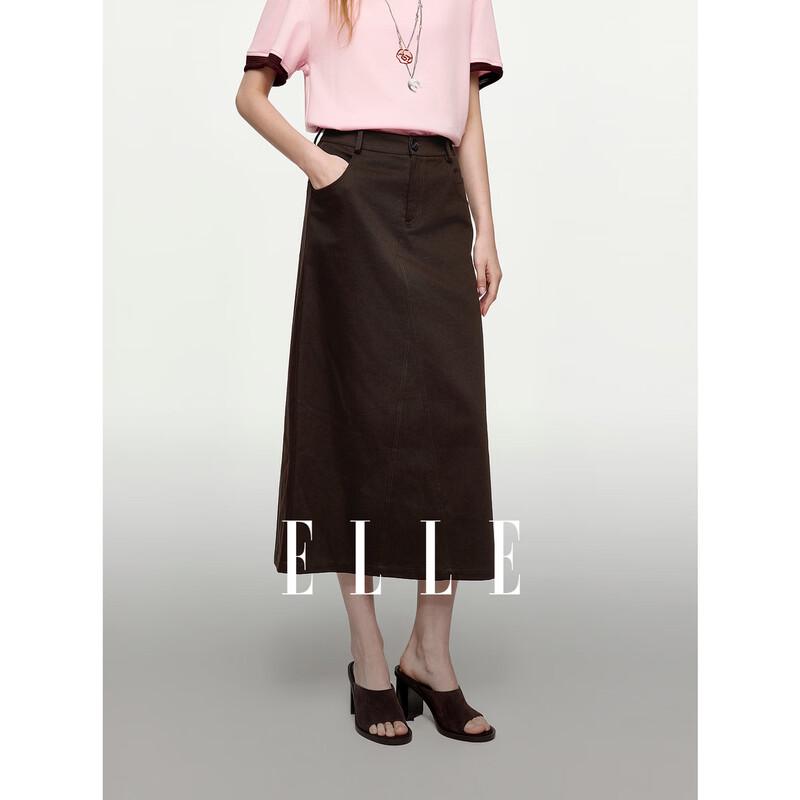 ELLE Vintage Plaid Wrap A-Line Skirt XL