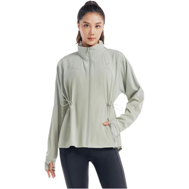

DECATHLON Detachable Cap Casual Long Sleeve Running Jacket Women s Firmament Green M/L бледно-зеленый