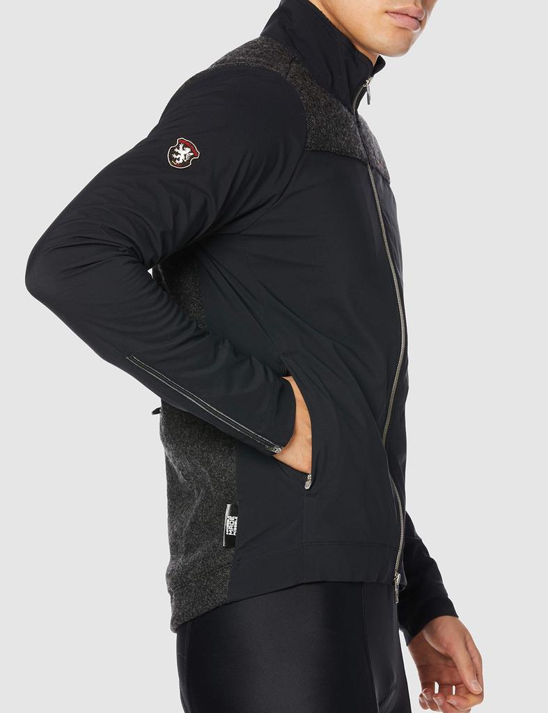 Kapelmuur Polartec Neoshell x Pontetorto Cycling Size S Jacket, Fall/Winter (0°C-10°C), Black,