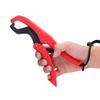 Fishing Gripper Gear Tool ABS Grip Tackle Holder Fish Clamp with Adjustable Rope (Red, S)