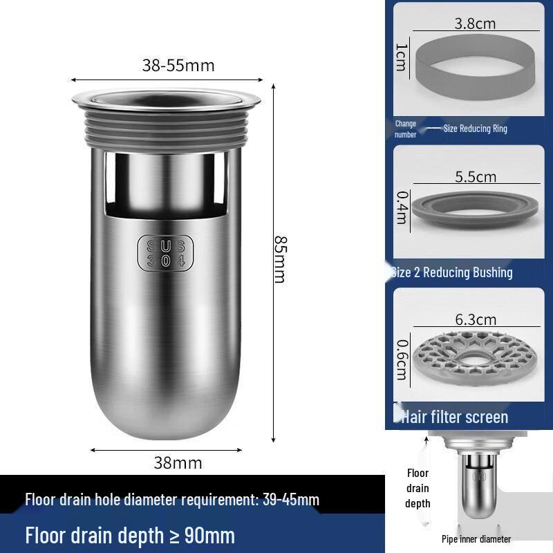 MDNG Universal Water Seal Floor Drain Core