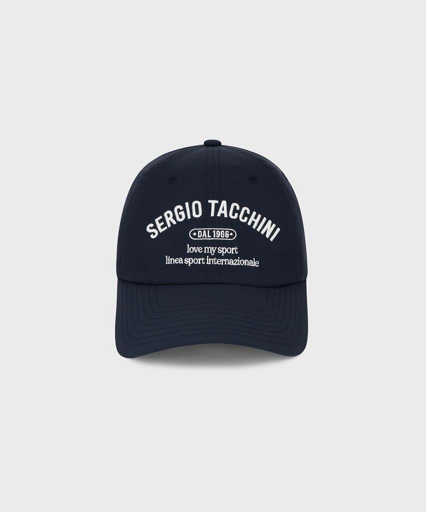 SERGIO TACCHINI U Lettering Woven Ball Cap (Navy)