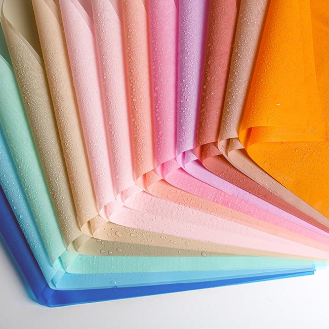 Blumenpapier, Weiches Licht, Einfarbig, Wasserdicht, Halbtransparent, Rosenstrauß-Verpackung, Geschenkverpackung, Strauß-Verpackung