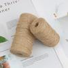 30/50/300Meters Natural Vintage Jute Rope Cord String Twine Burlap Ribbon Crafts Sewing DIY Jute Hemp Wedding Party Decoration
