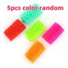 10Pcs Colorful Furry Portable Pen Case Squeeze Stress Relief Music Fun Creative Novelty Prank Decompression Toys Adults Kids