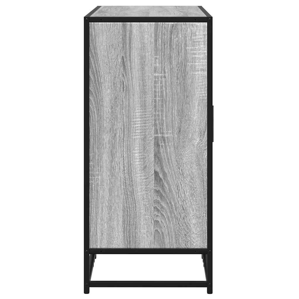 Vidaxl Szafka, Szary Dąb Sonoma, 92X35X76 Cm, Materiał Drewnopochodny