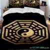 3D Chinese Tai Chi Bagua Yin Yang Bedding Set,Duvet Cover Bed Set Quilt Cover Pillowcase,King Queen Size Bedding Set Adult Boys