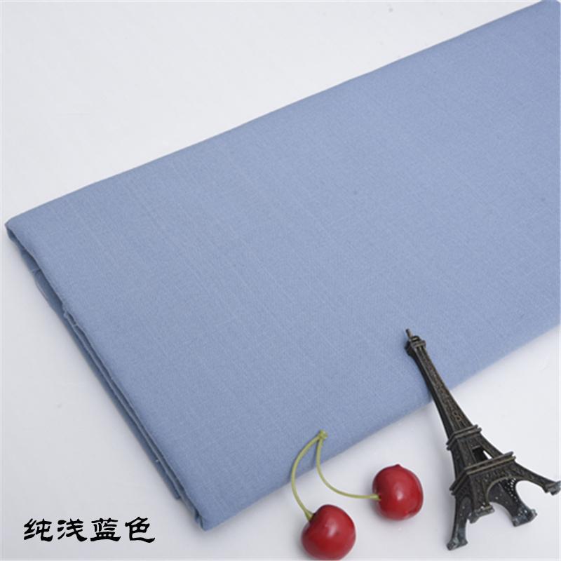 1M/2M/3M Thick Cotton linen solid color Fabric - Grid stripe DIY Material for Home Textiles (by Meter)