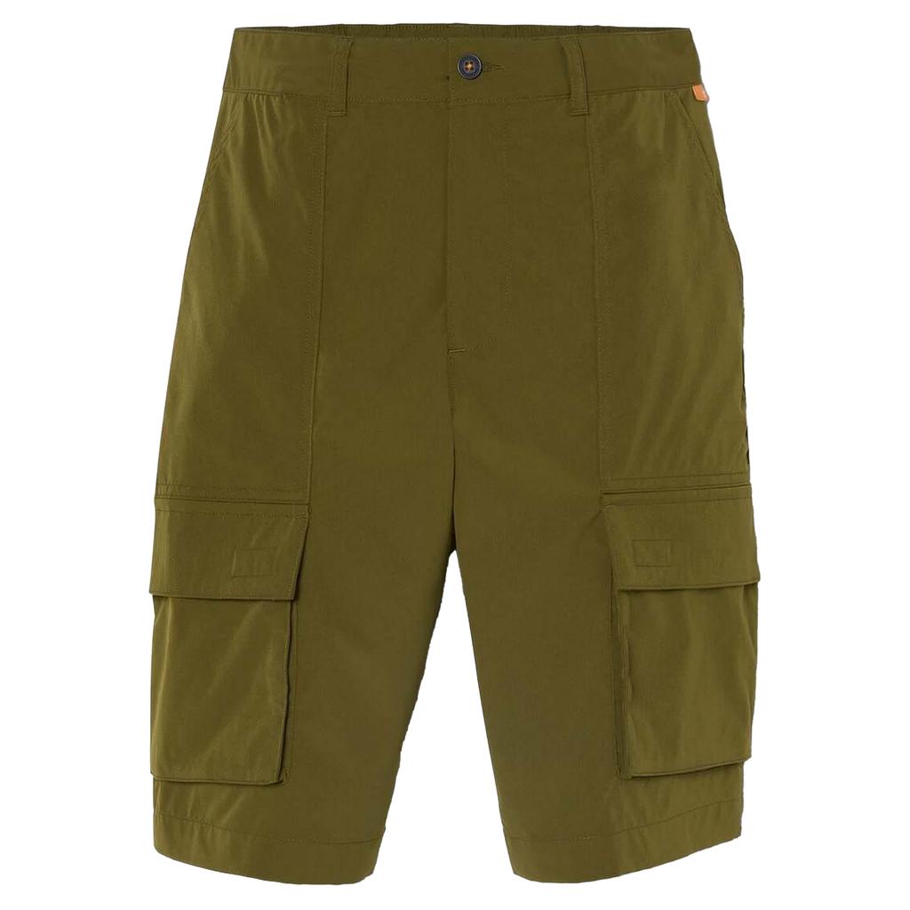 Timberland Mens Leather Badge Water Repellent Cargo Shorts