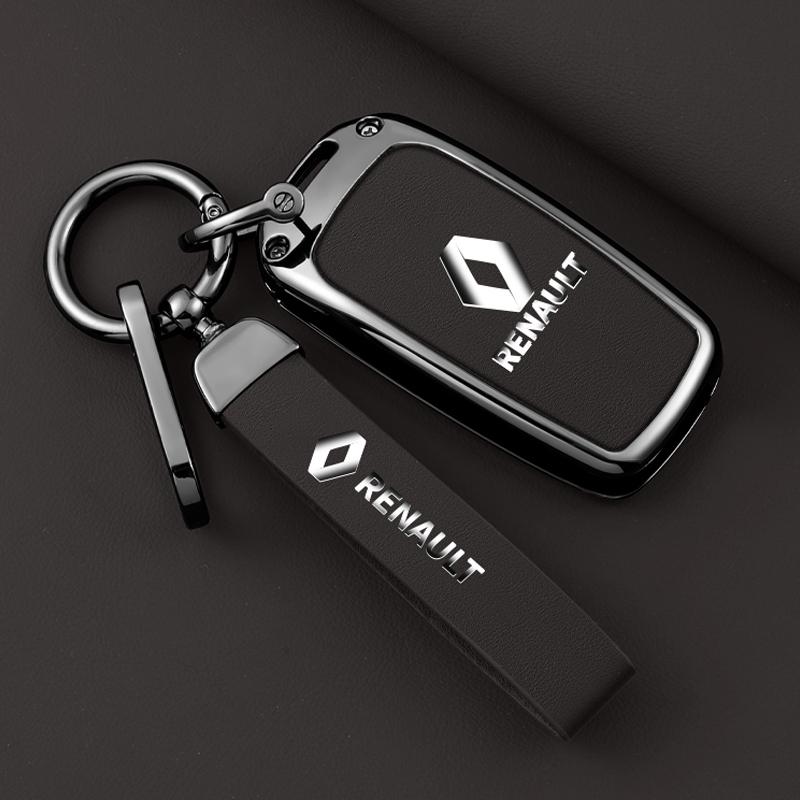 Radkappen für Renault Captur Megane Talisman Espace Clio Zoe Koleos Scenic 4 Arkana Dacia Sandero Card Fashion Metall Auto Schlüsselhülle