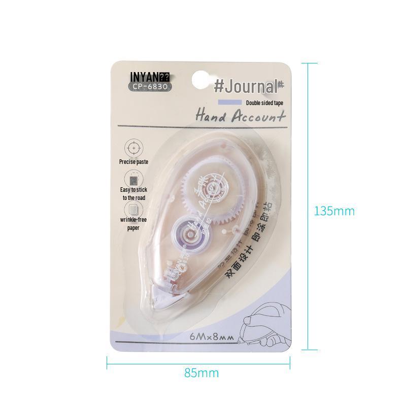 Double-Sided Transparent Dot Tape: High Viscosity Correction Tape, Cute Student Stationery