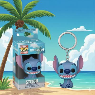 Stitch Keychain Pop Pop Disney Lilo & Stitch Lilo and Stitch Stitch Seated Toy for Children 4 Cm