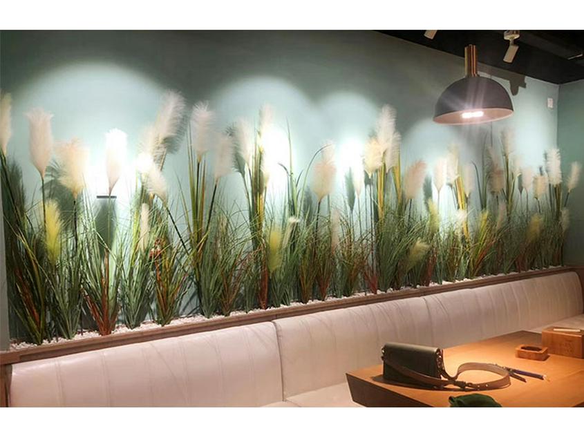 Nordic Reed & Foxtail Grass Artificial Office Plants Window Decor 