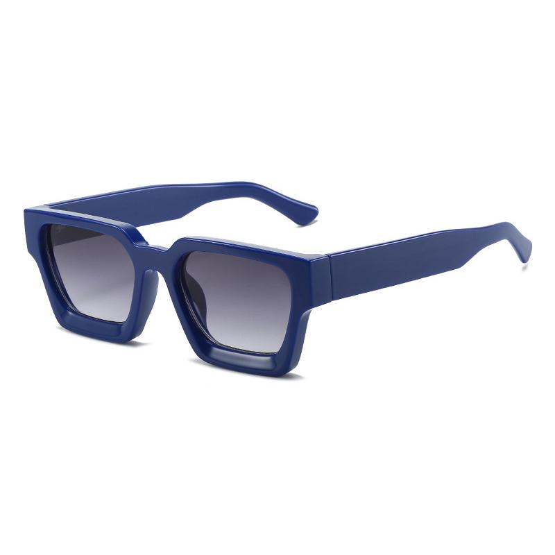 SHAUNA Ins Beliebte Damen Quadratische Sonnenbrille Retro Herren Getönte Gläser UV400
