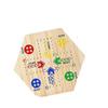 Brettspiel Doppelseitig Tischspiel Fliegendes Schach Bemaltes Lernspiel 4 und 6 Spieler Reisespiel Partygeschenke Familienspiele
