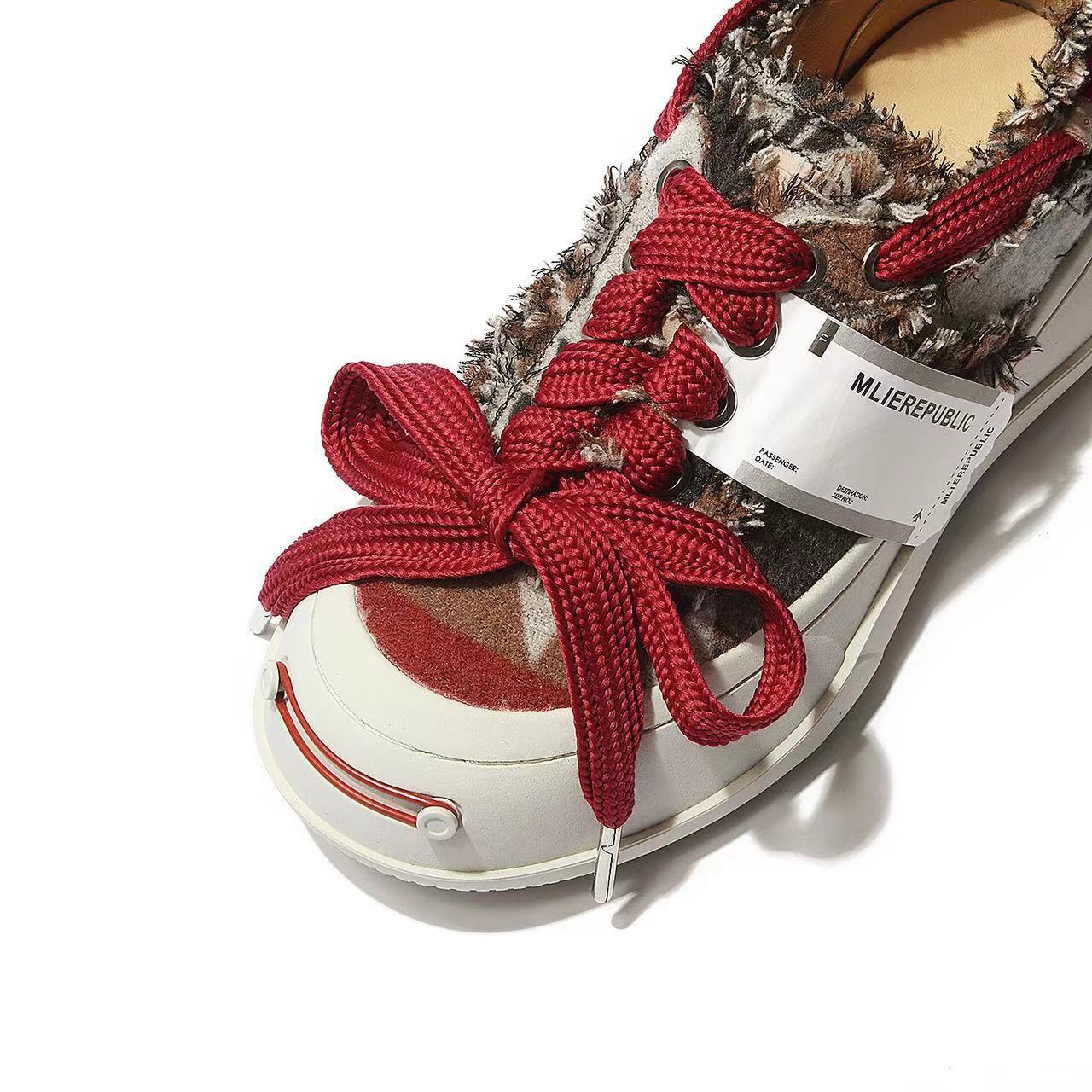 

Кеды с открытой улыбкой, обновленная тканевая этикетка, мужские и женские туфли-платформа, универсальные туфли с улыбкой 34