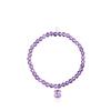 Tous Silver and Amethyst Icon Color Bracelet/Tous Amethyst Icon Silver Bracelet//015431590
