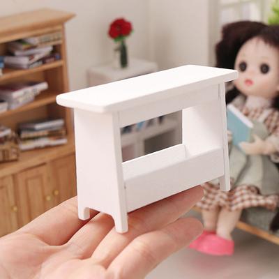 1:12 puppenhaus Mini Hocker Schreibtisch Tisch Modell Schrank Bücherregal Möbel Decor Spielzeug
