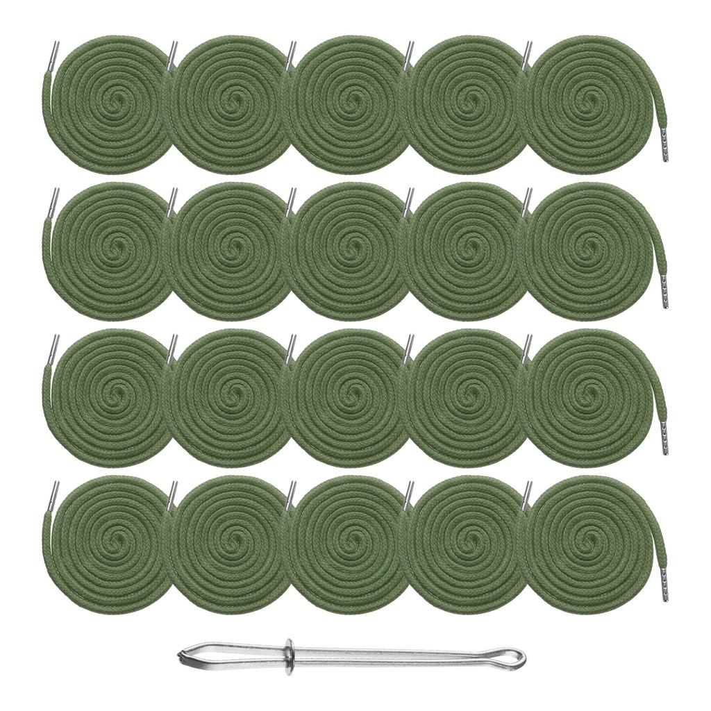 Uxcell 20pcs Trouser Waist Drawstring for Women Men Sports Pants Drawstring Cords Belt Rope String Sweater Hat Round Rope DIY