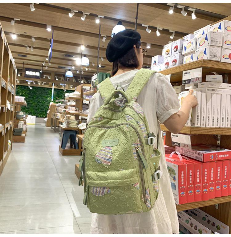 High-Capacity Soft Girl Japanese-Style College Backpack