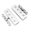 Premium-Silent Caster 8 Rounds For Glass Hanging Wheels For Glass Sliding Door Rollers For Bedroom Meeting Room Wardrobe Doors