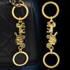 Gothic Steampunks Adjustable Keychain With Carriage Designs and Extended Chain for Keys Phone Accessories