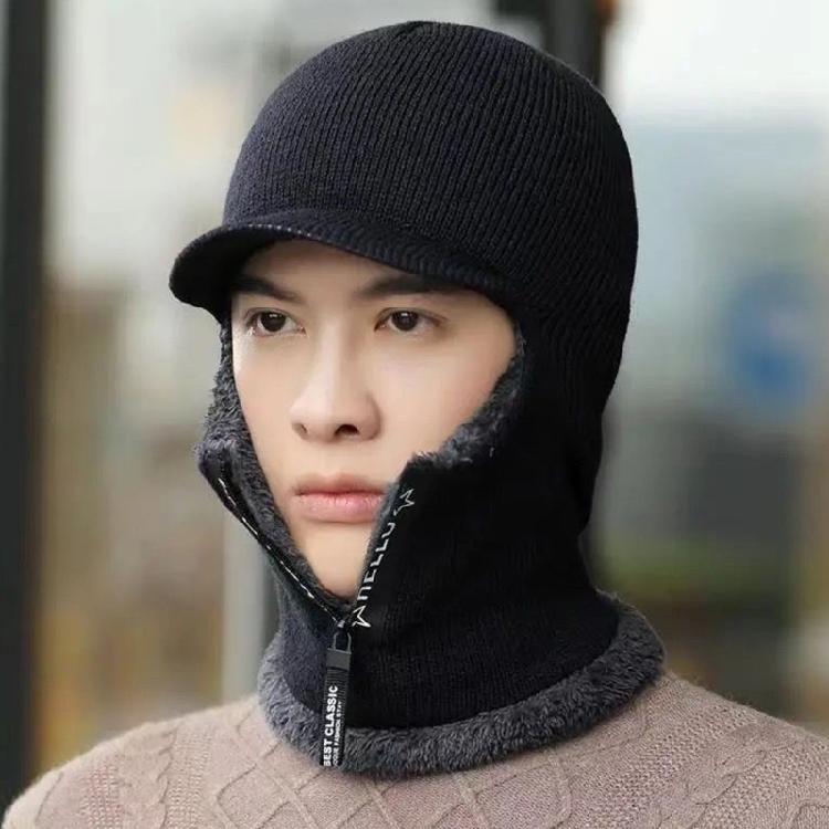 Unisex Warm Hat Neck Gaiter Warm Trapper Hat for Skiing Skateboarding Thick Windproof Ushanka Hat for Cold Weather