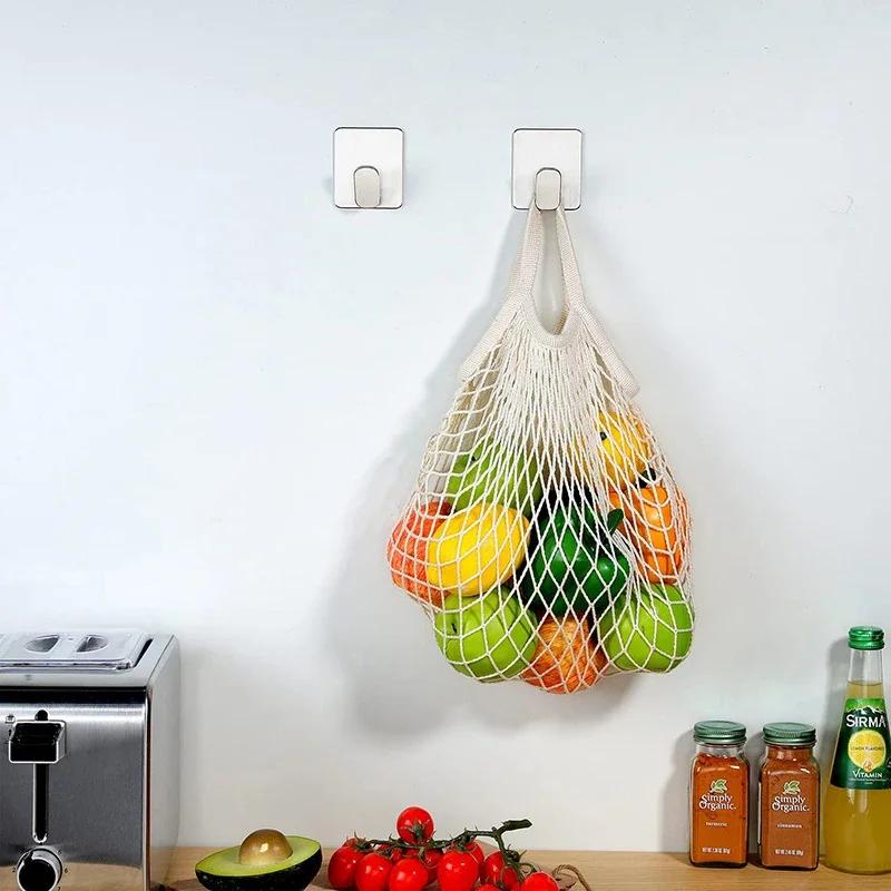 Stainless Steel Wall Hooks Heavy Duty Self Adhesive Hook for Hanging Towel Robe Clothes Bathroom Accessories Wall Door Hanger