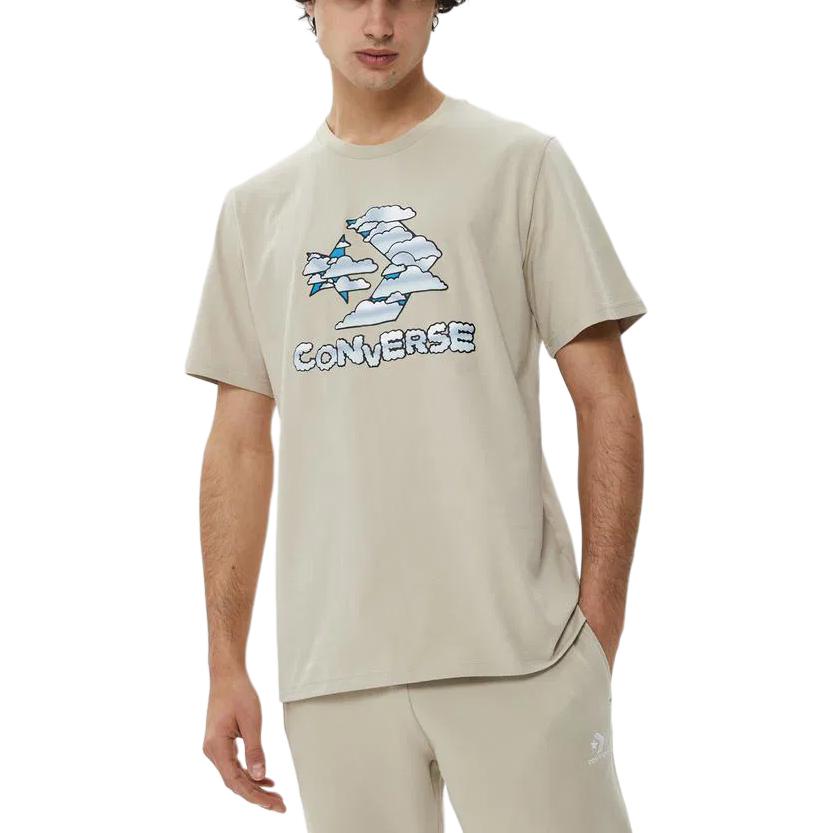 Converse Cloud Sky T Shirt Men s Khaki 10024587-247 S