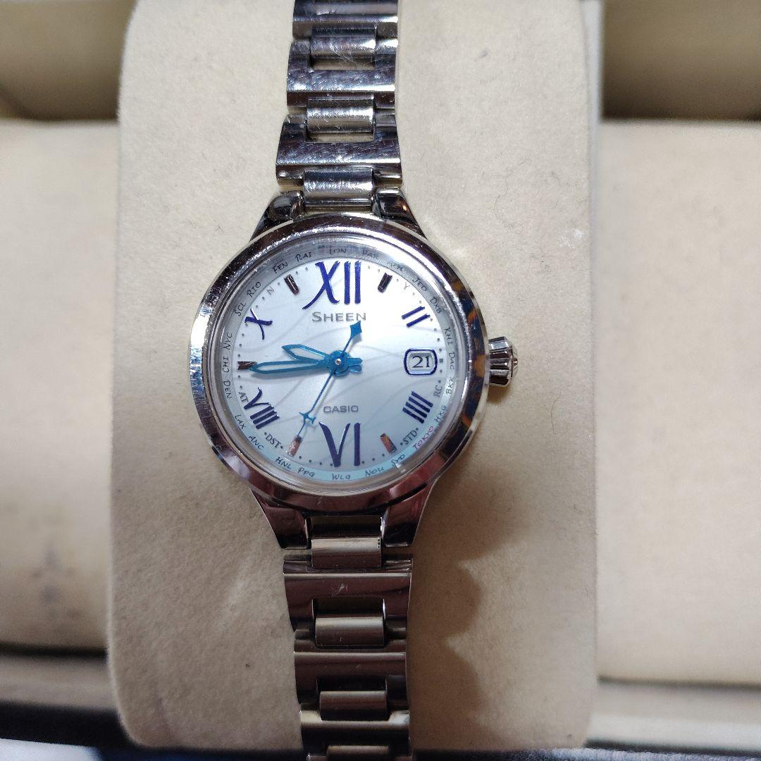 

[Б/У] Окончательная цена Радиоуправляемые солнечные часы CASIO SHEEN