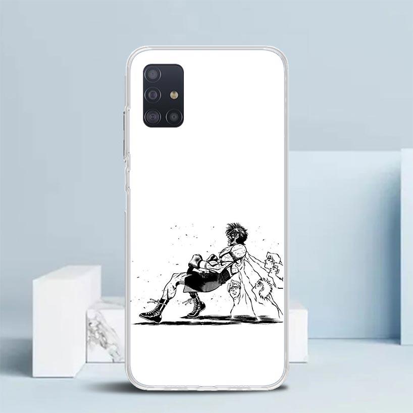 Hajime No Ippo Comics Soft Cover for Samsung Galaxy A12 A22 A32 A52 A72 A02S Phone Case Note 20 Ultra 10 S10 Plus A51 A71 A50S A