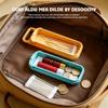 2pcs Portable Storage Case Mini Storage Box Plastic Sliding Lid Small Item Container Handle Multicolor Small Storage Box